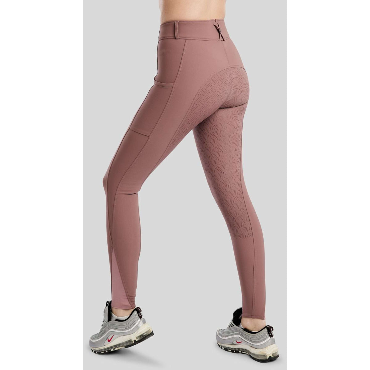 Montar Pantalón de Equitación Megan Full Grip Dusty Rose