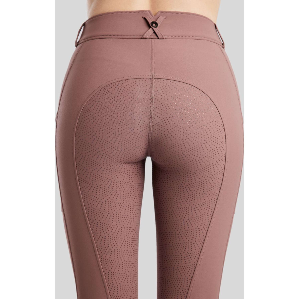 Montar Pantalón de Equitación Megan Full Grip Dusty Rose