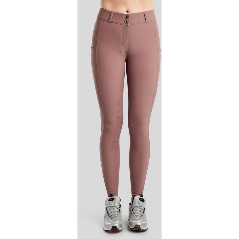 Montar Pantalón de Equitación Megan Full Grip Dusty Rose