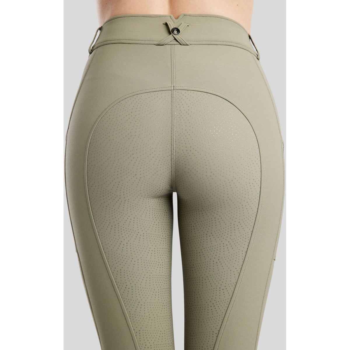 Montar Pantalón de Equitación Megan Full Grip Dusty Green