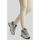 Montar Pantalón de Equitación Megan Full Grip Gris claro