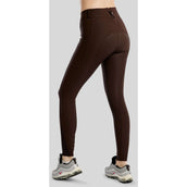 Montar Pantalón de Equitación Megan Full Grip Marron