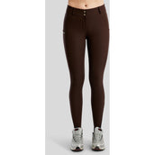 Montar Pantalón de Equitación Megan Full Grip Marron