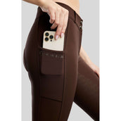 Montar Pantalón de Equitación Megan Full Grip Marron