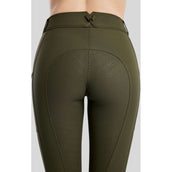 Montar Pantalón de Equitación Megan Full Grip Olive
