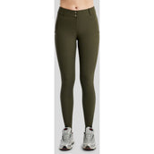 Montar Pantalón de Equitación Megan Full Grip Olive