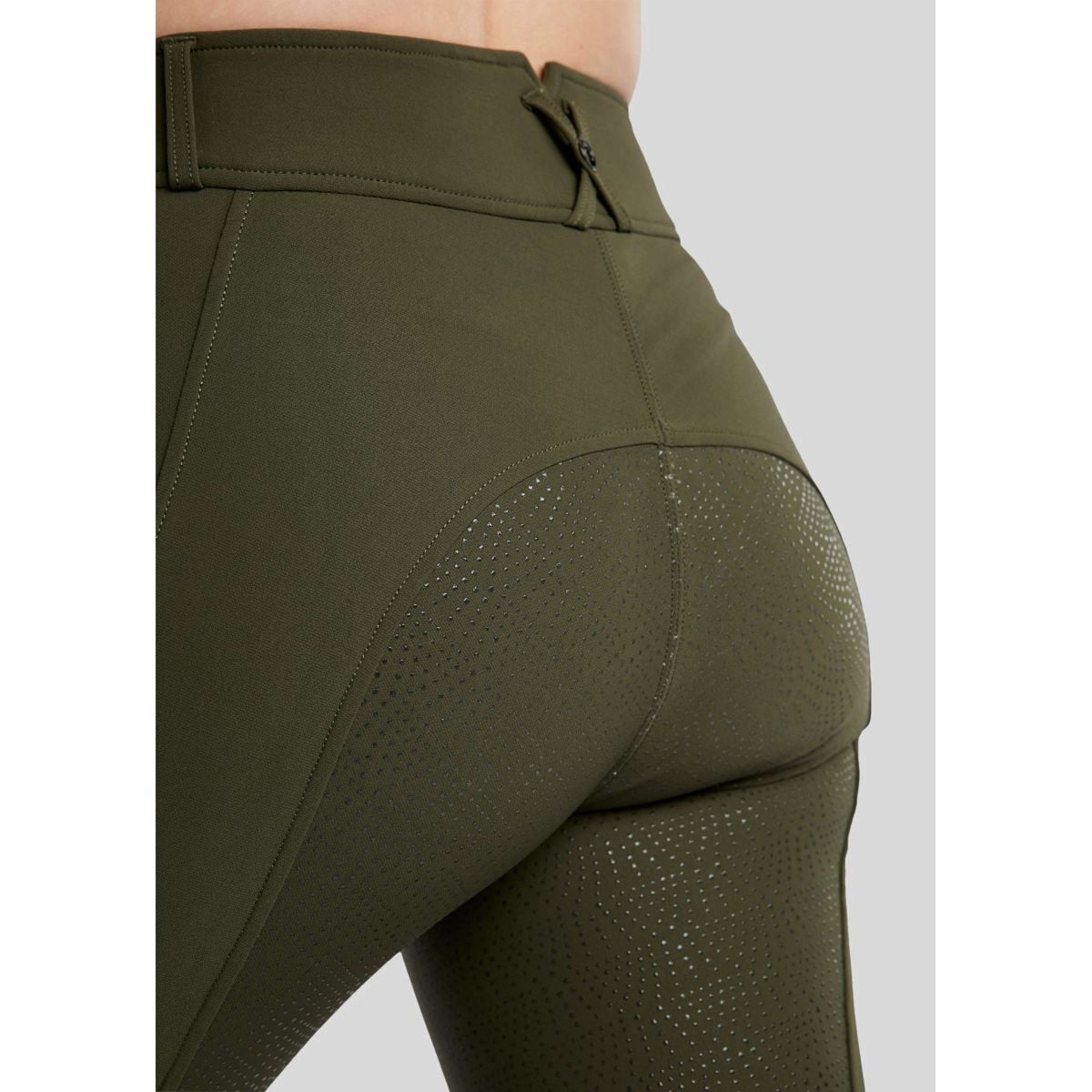 Montar Pantalón de Equitación Megan Full Grip Olive