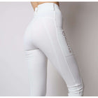 Montar Legging de Equitación Michelle Rosegold Logo Blanco