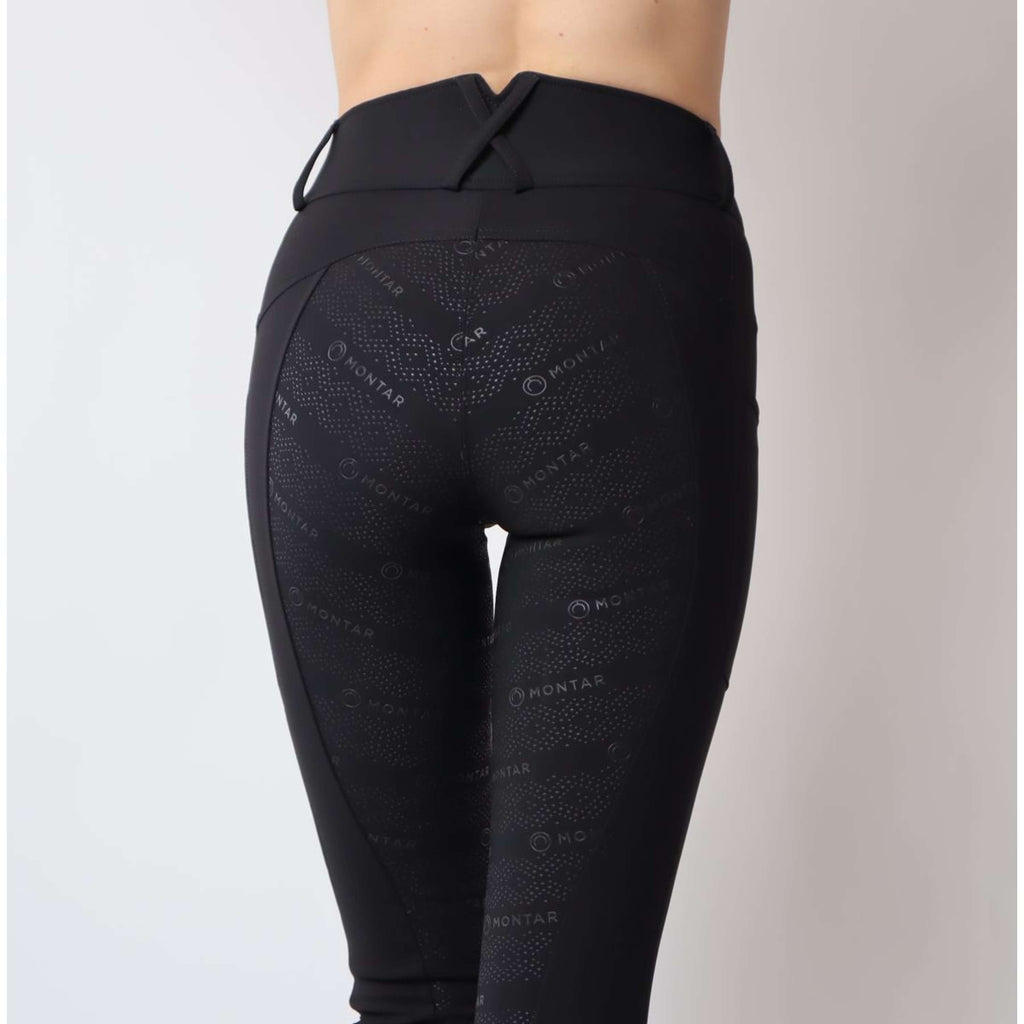 Montar Legging de Equitación Michelle Rosegold Logo Negro
