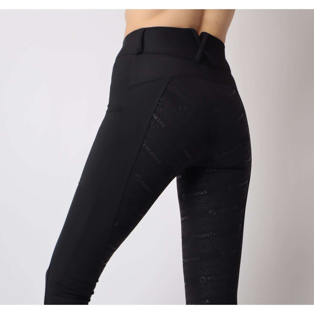 Montar Legging de Equitación Michelle Rosegold Logo Negro