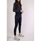 Montar Legging de Equitación Michelle Rosegold Logo Navy