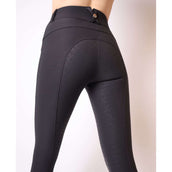 Montar Pantalón de Equitación Femka Rosegold Full Grip Negro