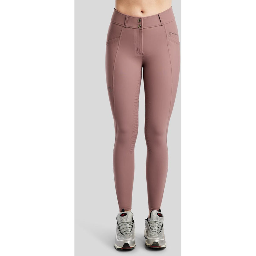 Montar Pantalón de Equitación MoZida Refined Full Grip Dusty Rose