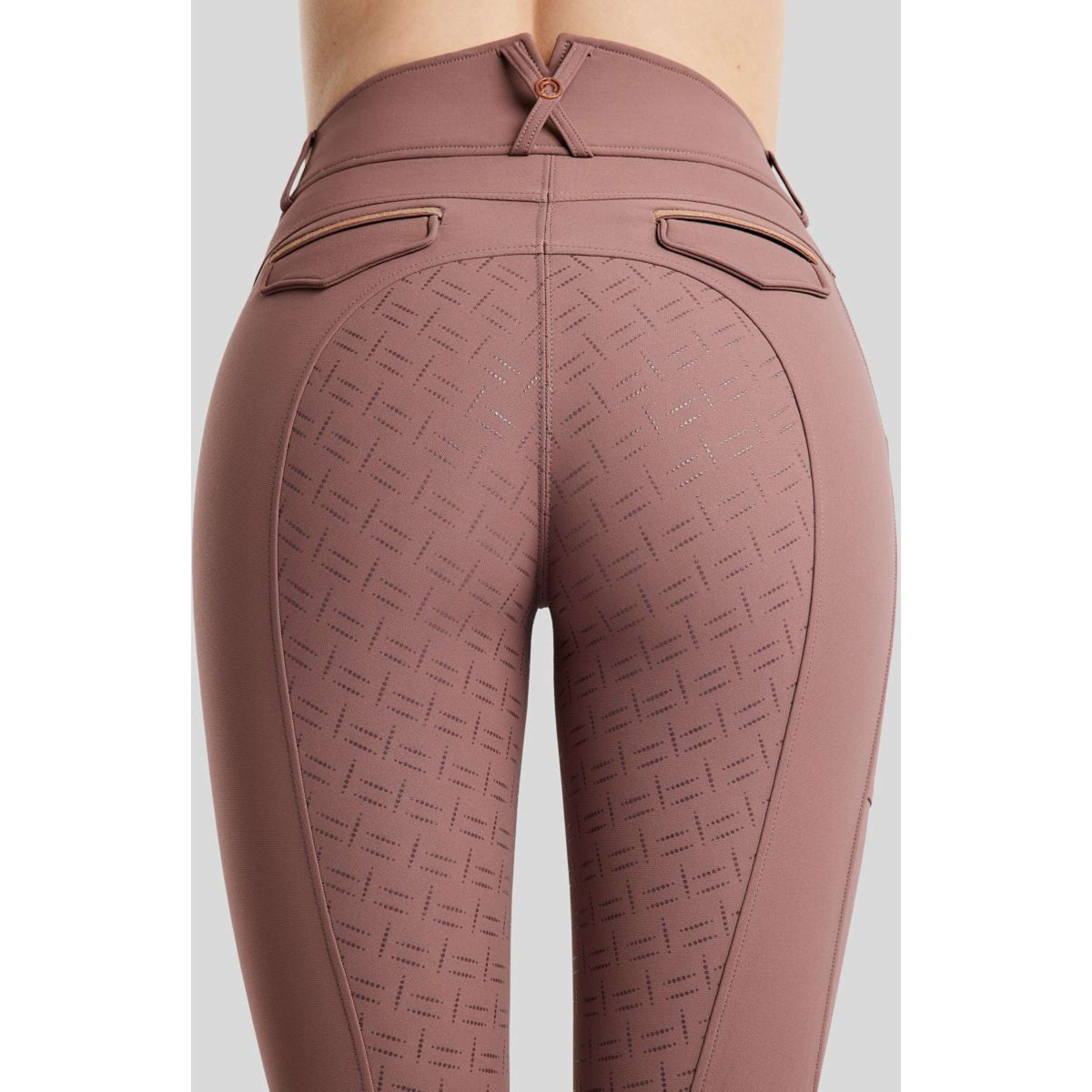 Montar Pantalón de Equitación MoGlenda Full Grip Dusty Rose