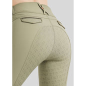 Montar Pantalón de Equitación MoGlenda Full Grip Dusty Green