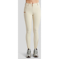 Montar Pantalón de Equitación MoGlenda Full Grip Warm Light grey