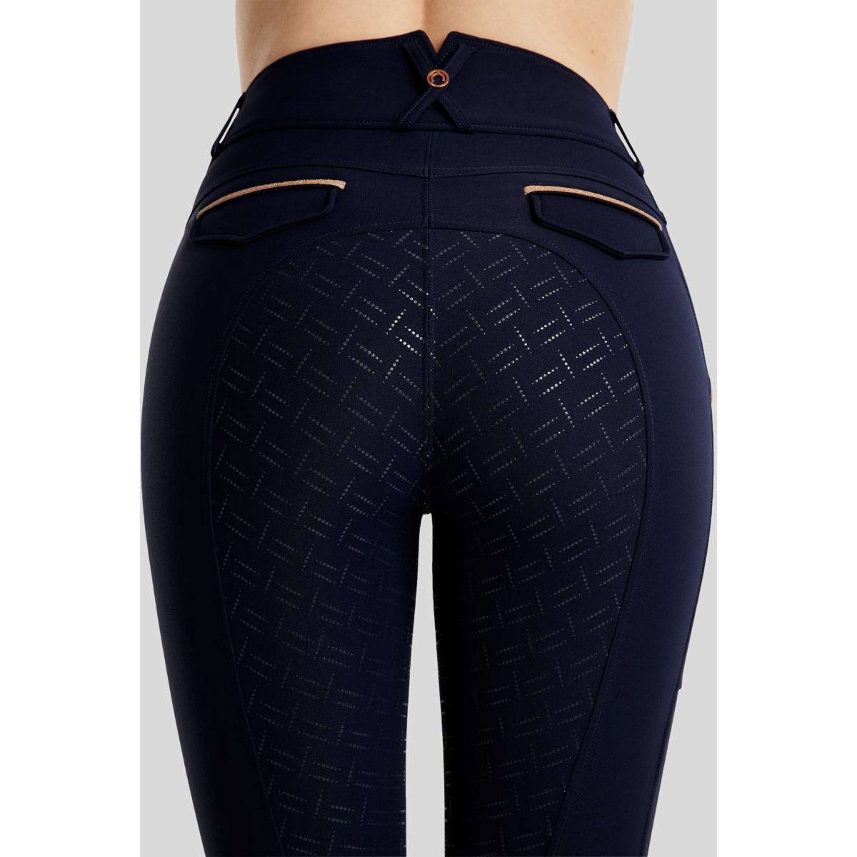 Montar Pantalón de Equitación MoGlenda Full Grip Navy