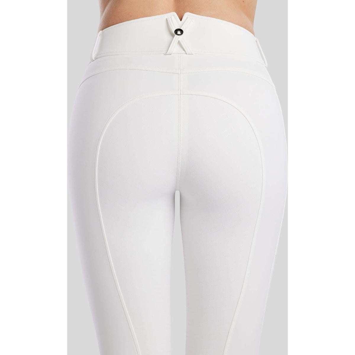 Montar Pantalón de Equitación MoGaia Full Grip Blanco