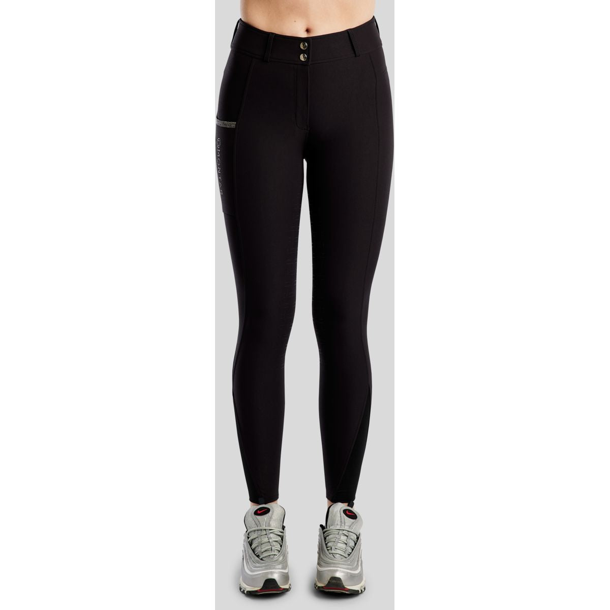 Montar Pantalón de Equitación MoGaia Full Grip Negro