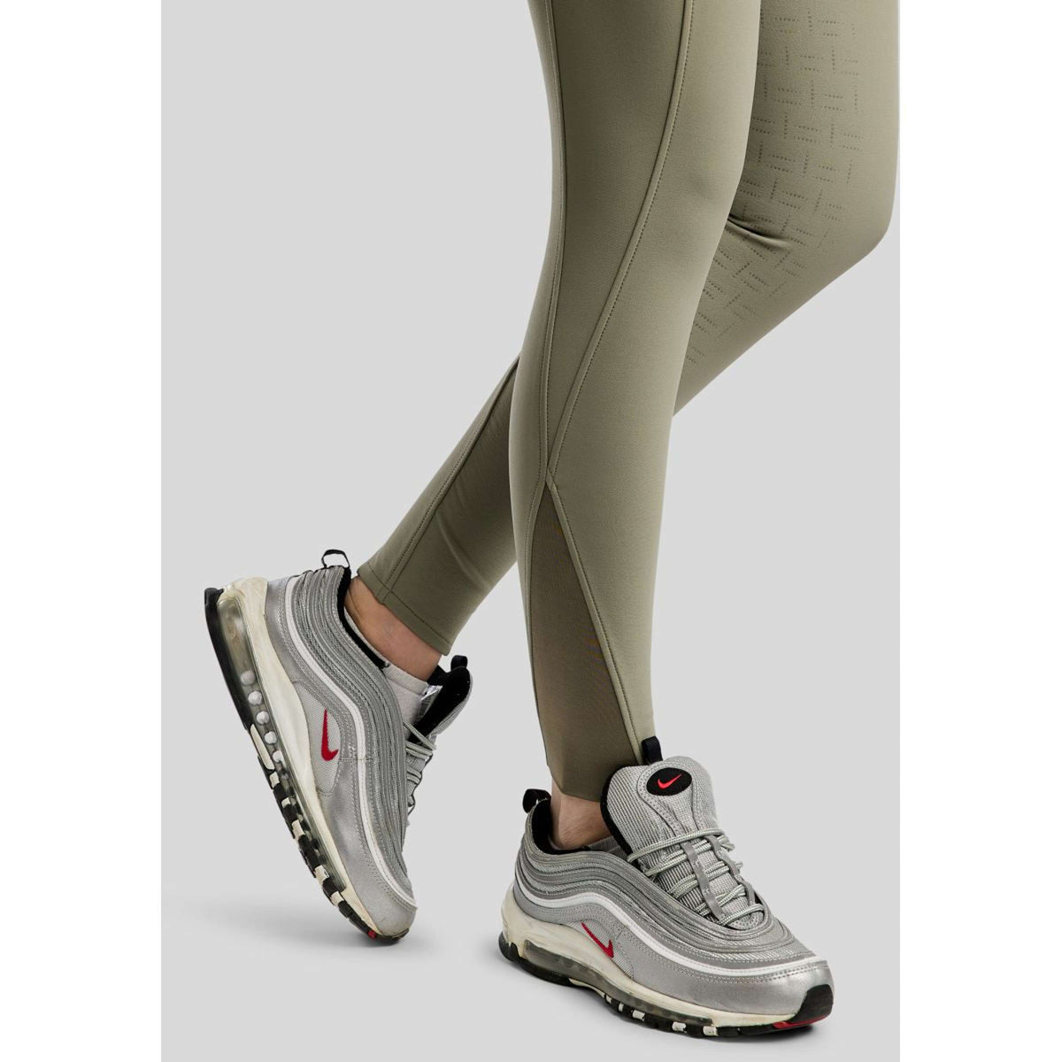 Montar Pantalón de Equitación MoGaia Full Grip Dusty Green
