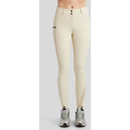 Montar Pantalón de Equitación MoGaia Full Grip Warm Light Grey