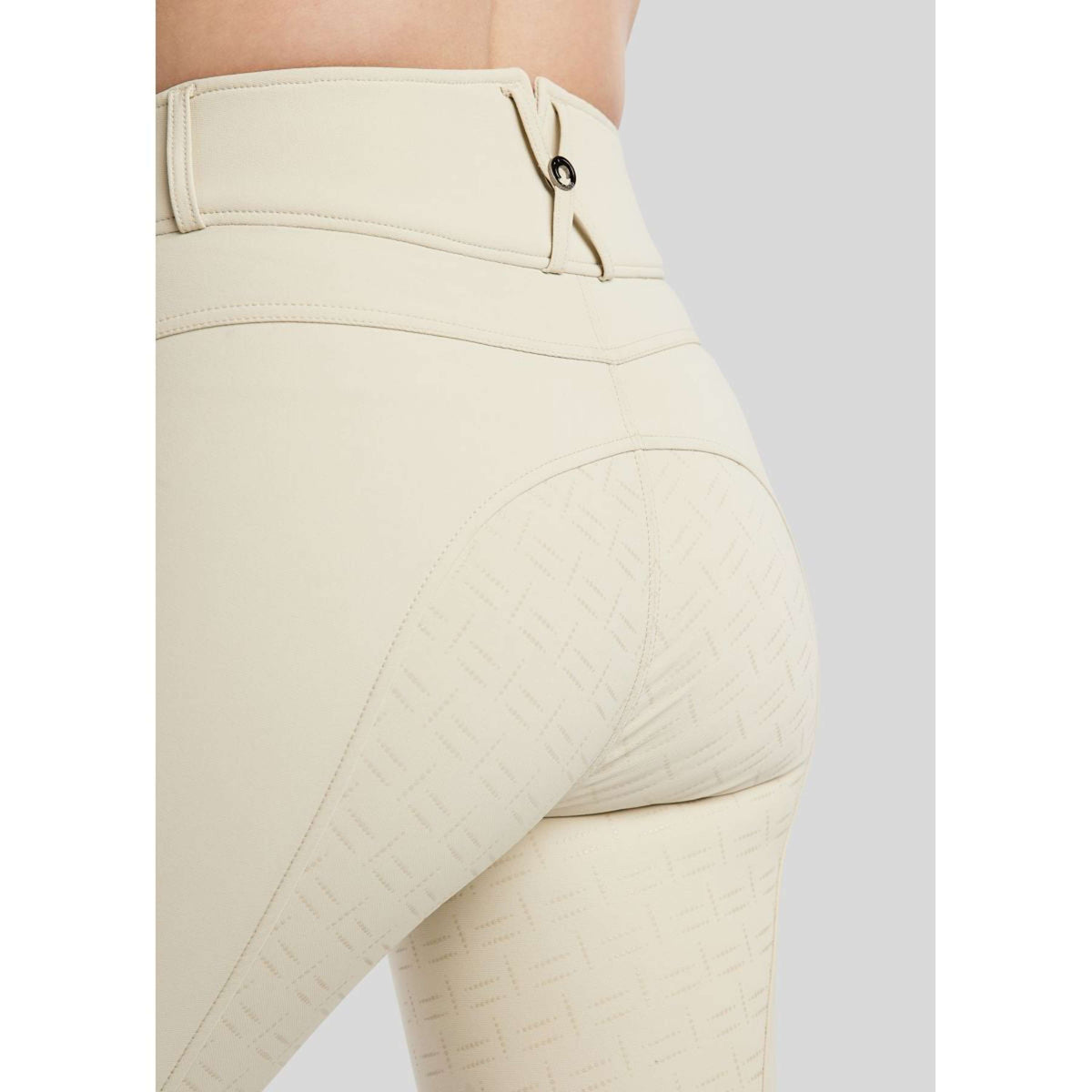 Montar Pantalón de Equitación MoGaia Full Grip Warm Light Grey
