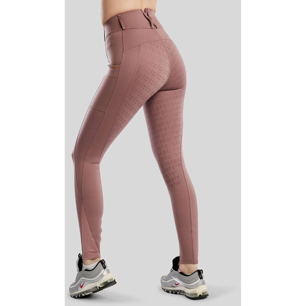 Montar Legging de Equitación MoGlenda Full Grip Dusty Rose