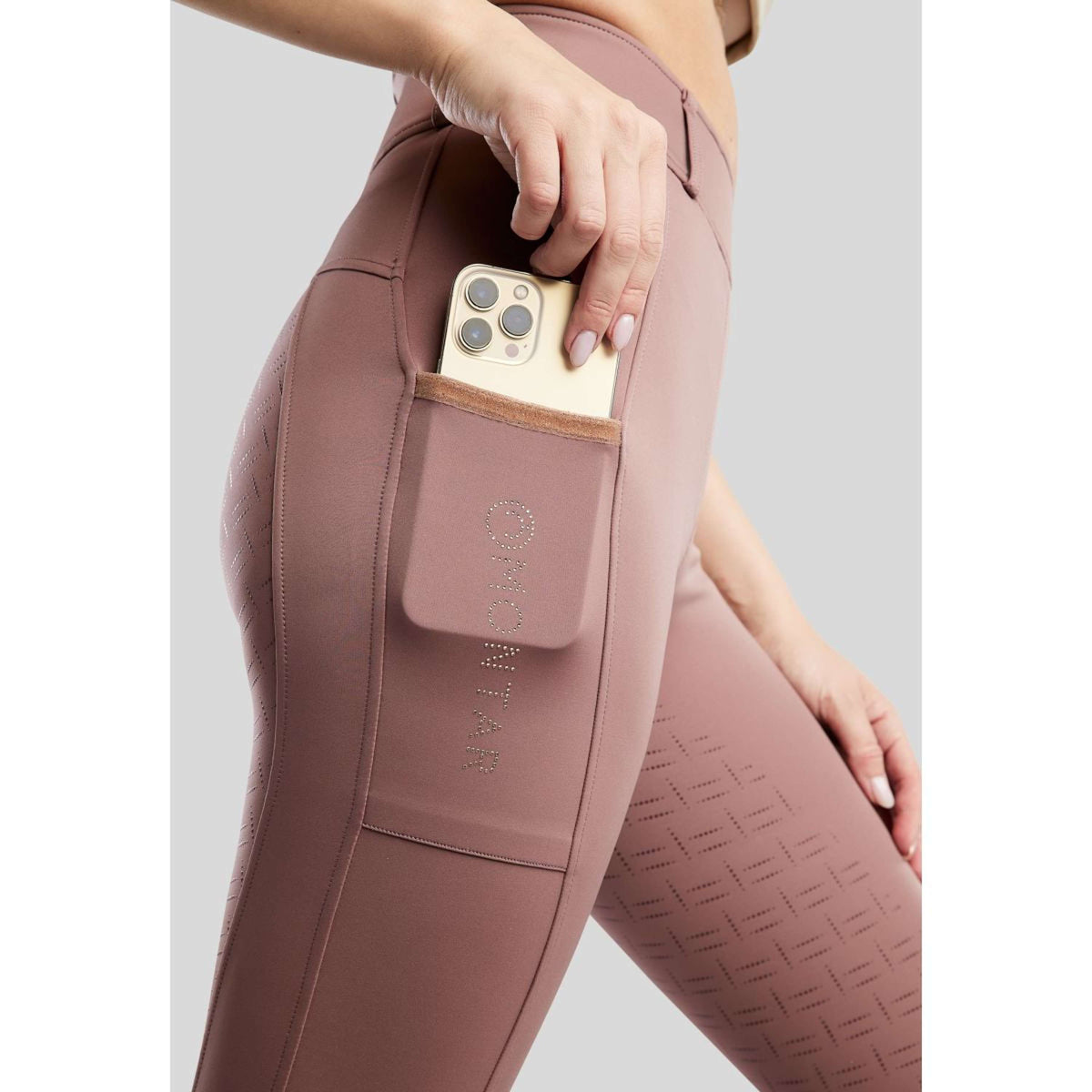 Montar Legging de Equitación MoGlenda Full Grip Dusty Rose