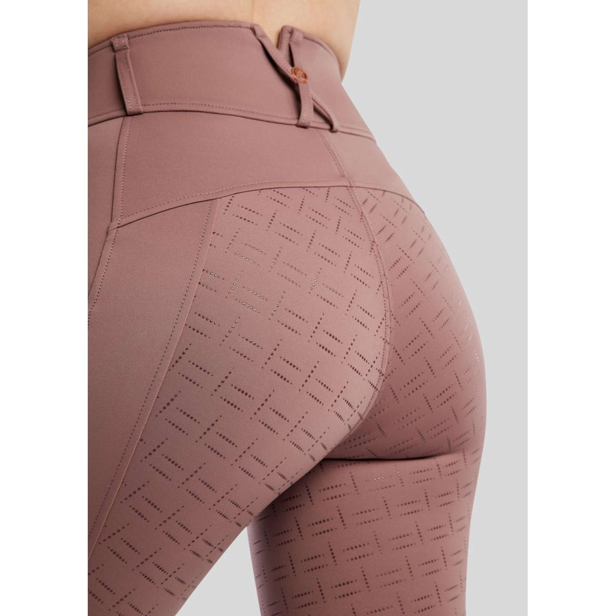 Montar Legging de Equitación MoGlenda Full Grip Dusty Rose