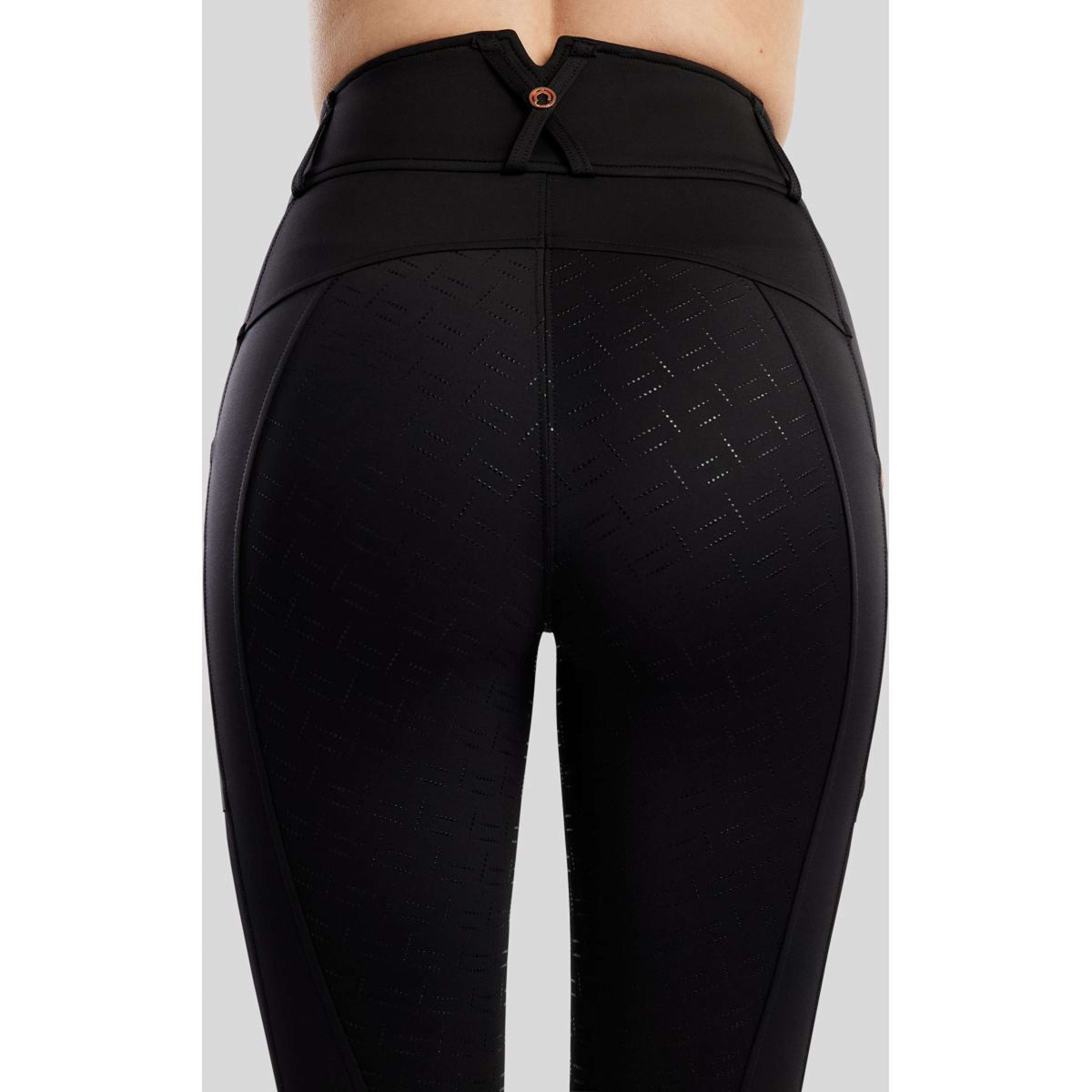 Montar Legging de Equitación MoGlenda Full Grip Negro