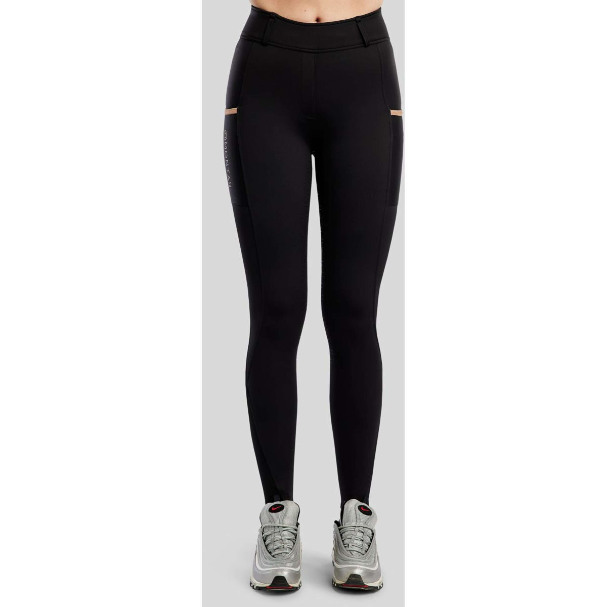 Montar Legging de Equitación MoGlenda Full Grip Negro