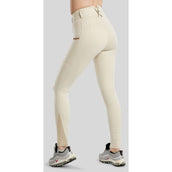 Montar Legging de Equitación MoGlenda Full Grip Warm Light Grey