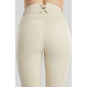 Montar Legging de Equitación MoGlenda Full Grip Warm Light Grey