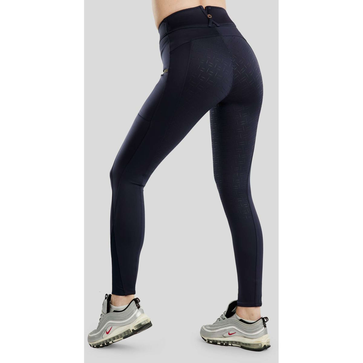 Montar Legging de Equitación MoGlenda Full Grip Navy