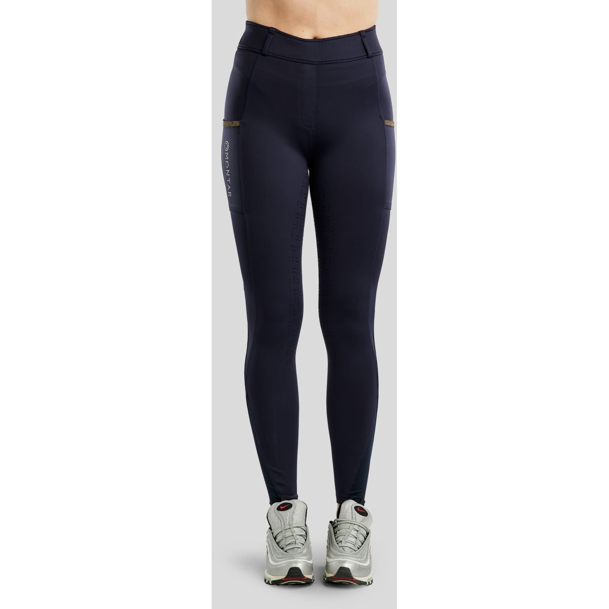 Montar Legging de Equitación MoGlenda Full Grip Navy