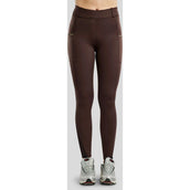 Montar Legging de Equitación MoGlenda Full Grip Marron