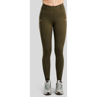 Montar Legging de Equitación MoGlenda Full Grip Olive