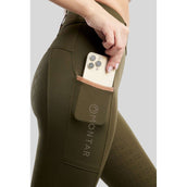 Montar Legging de Equitación MoGlenda Full Grip Olive