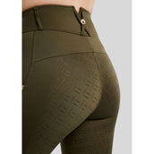 Montar Legging de Equitación MoGlenda Full Grip Olive