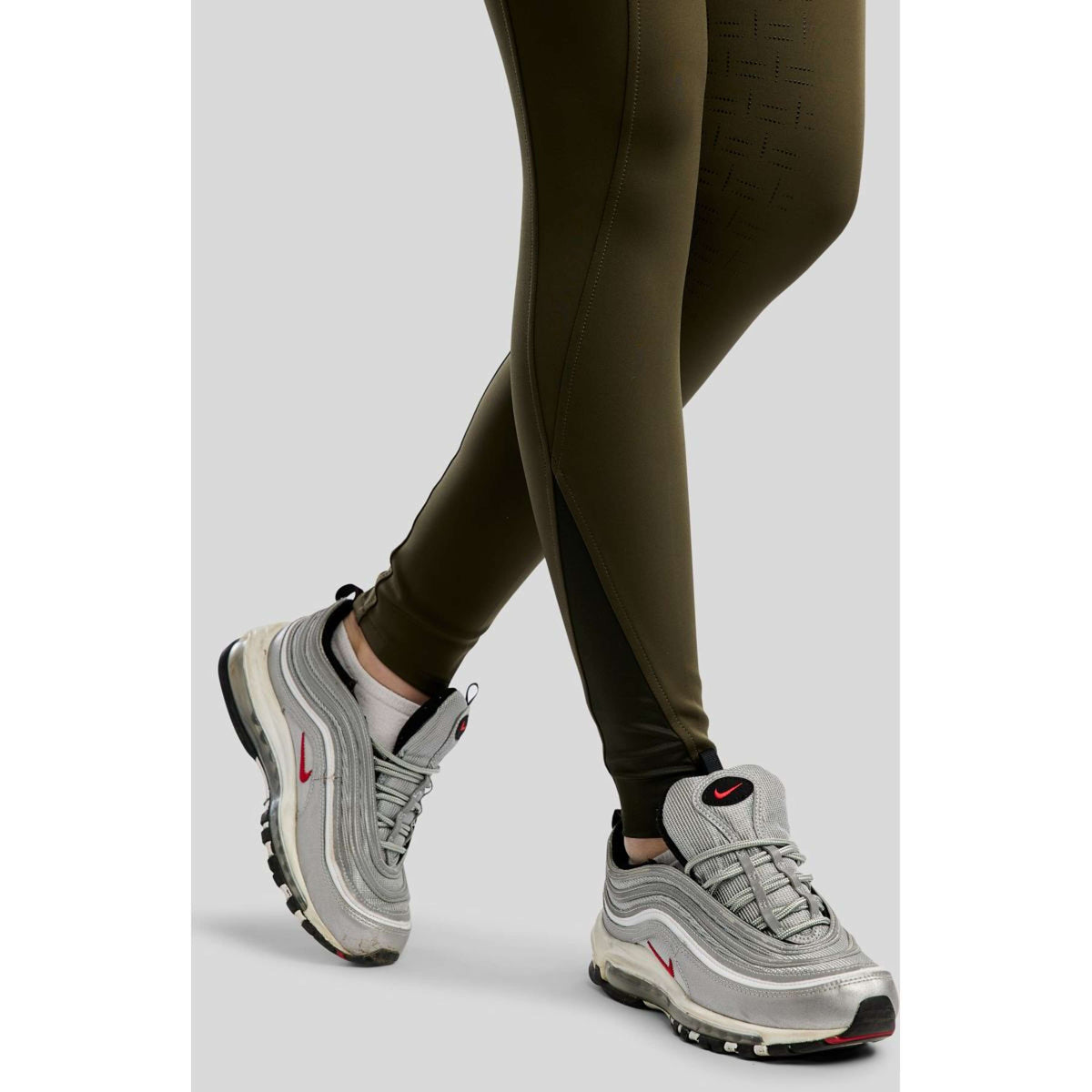 Montar Legging de Equitación MoGlenda Full Grip Olive