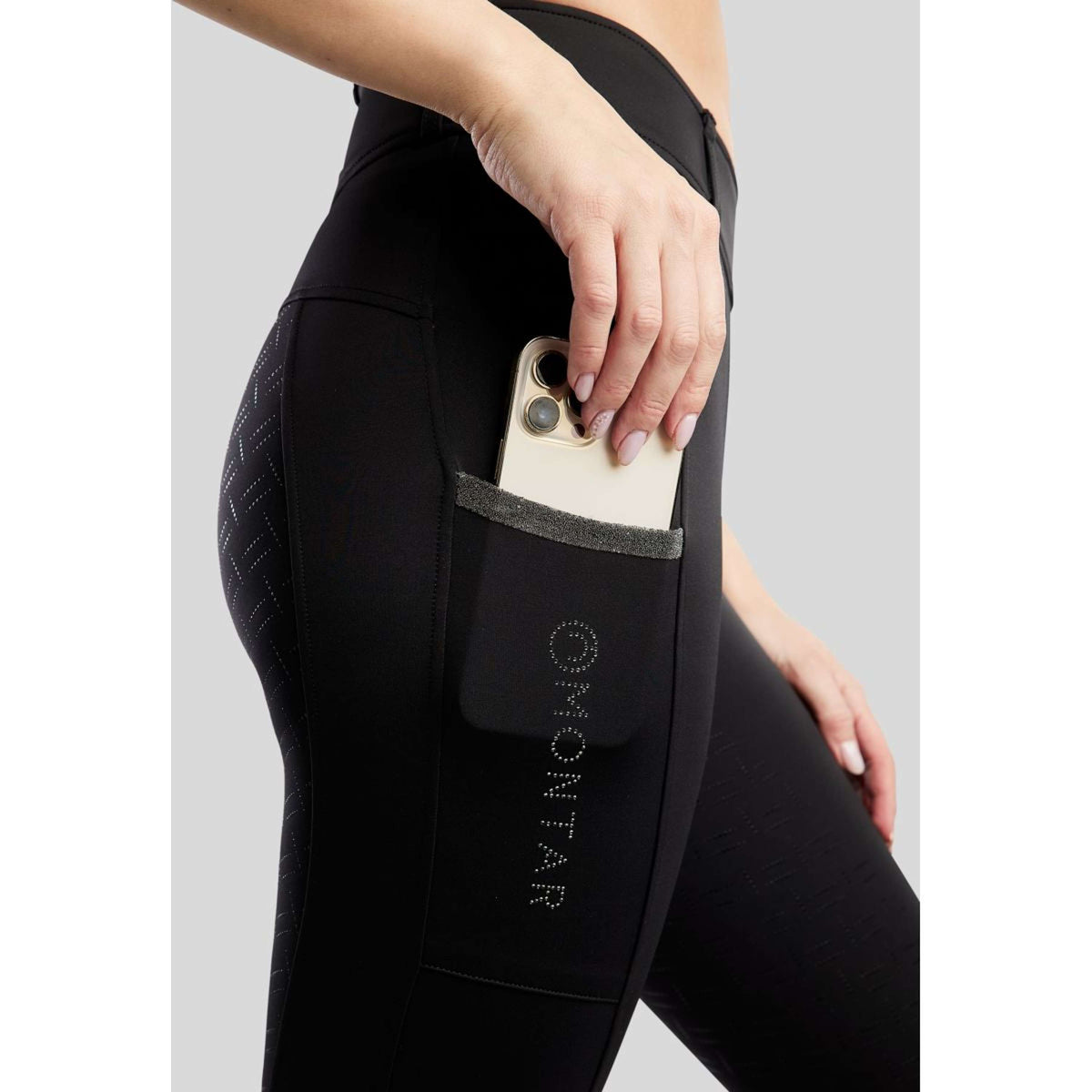 Montar Legging de Equitación MoGaia Full Grip Negro
