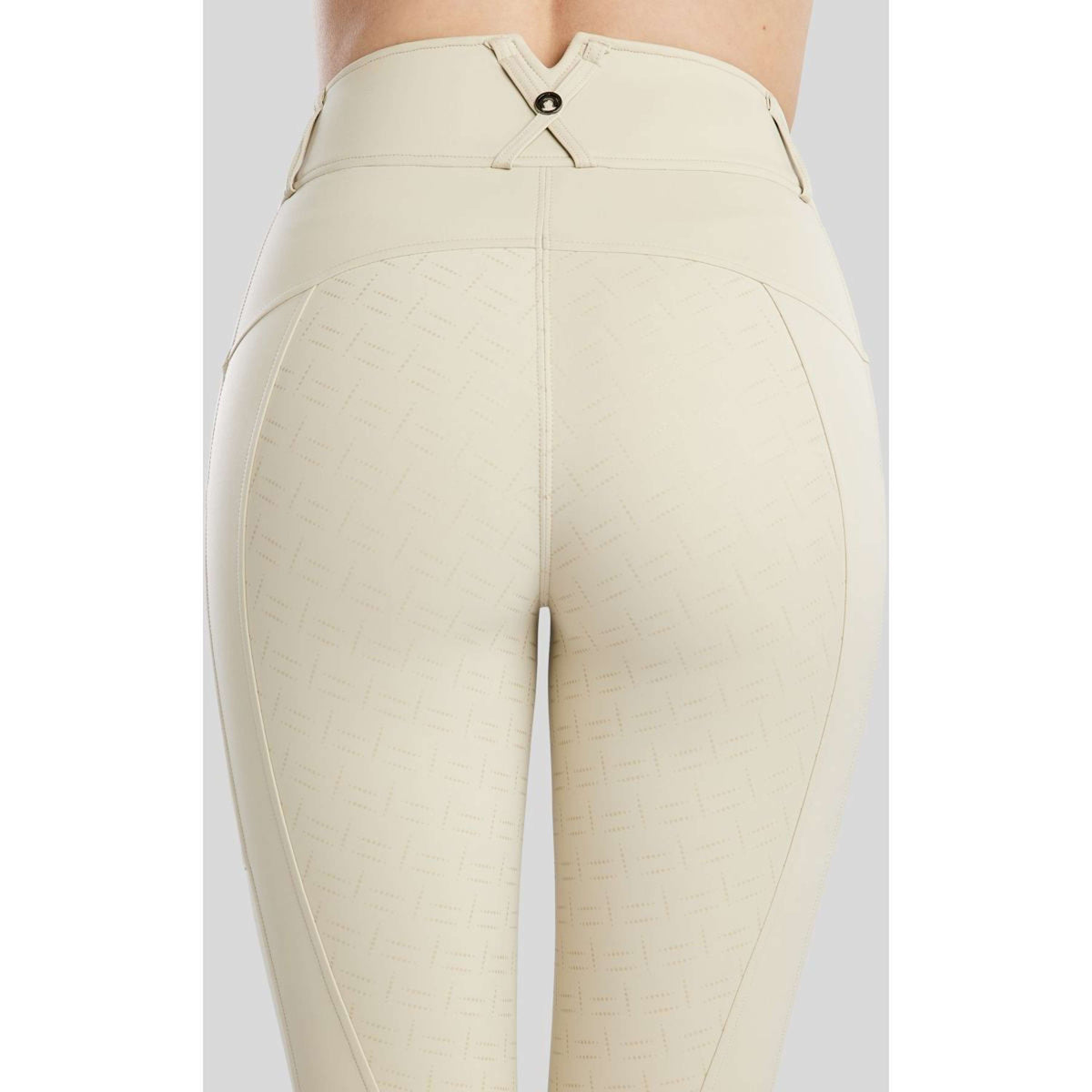 Montar Legging de Equitación MoGaia Full Grip Warm Light Grey