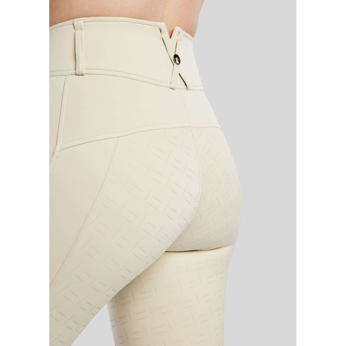 Montar Legging de Equitación MoGaia Full Grip Warm Light Grey