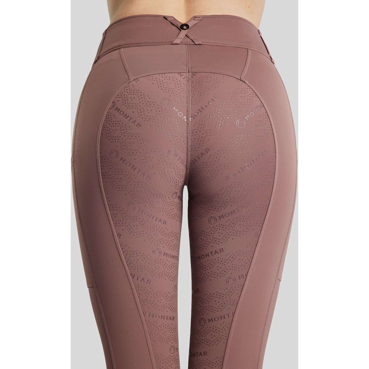 Montar Legging de Equitación MoErica Winter Full Grip Dusty Rose