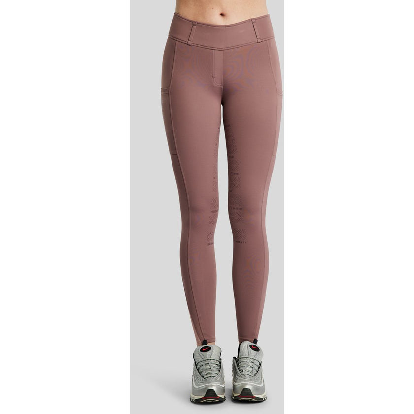 Montar Legging de Equitación MoErica Winter Full Grip Dusty Rose