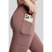 Montar Legging de Equitación MoErica Winter Full Grip Dusty Rose