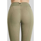 Montar Legging de Equitación MoErica Winter Full Grip Dusty Green