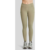 Montar Legging de Equitación MoErica Winter Full Grip Dusty Green