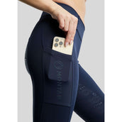 Montar Legging de Equitación MoErica Winter Full Grip Navy