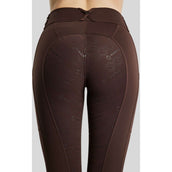 Montar Legging de Equitación MoErica Winter Full Grip Marron